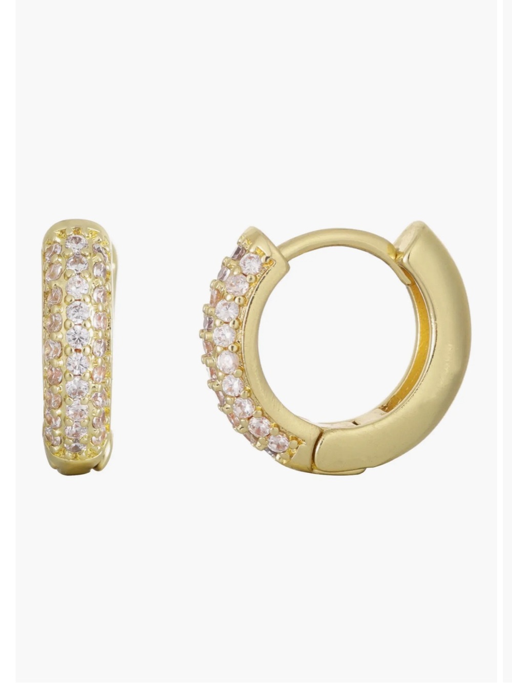 Nordstrom Cubic Zirconia Huggie Hoop Earrings